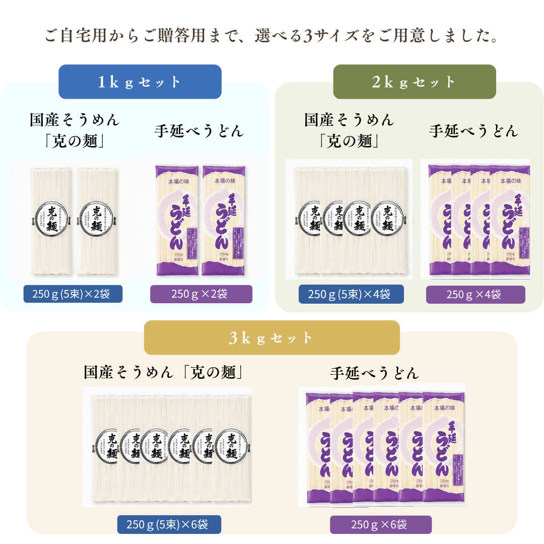 【7/20以降発送】そうめんとうどん 詰め合わせ